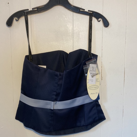ALFRED ANGELO 💙 ZIP UP CORSET TOP 💙 SIZE 8 ✨ NWT ✨ LOW PRICE!!! - Picture 4 of 7